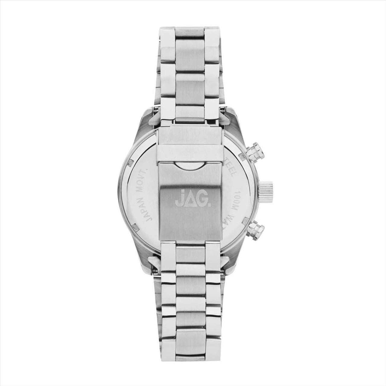 Jag Alain Black Dial Stainless Steel B/Let Mens Watch