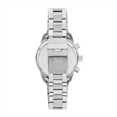 Jag Alain Black Dial Stainless Steel B/Let Mens Watch