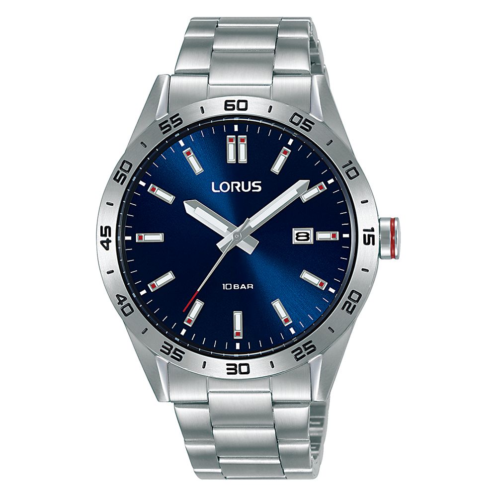 Lorus Sport Analoque Quartz S/Steel 100M Wr Mens Watch Xmas23 1604