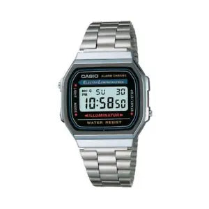 Casio Gents Digital El Backlight,Alarm S/Watch Stainless Band