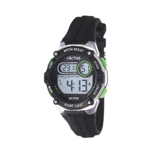 Cactus 100M Wr Multifunction Digital Watch