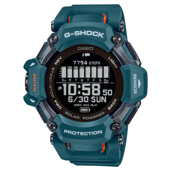 G/Shock Smart Heart Rate Mntr B/T Gps Training Hr Level 200M Wr Blk Face Navy Blue