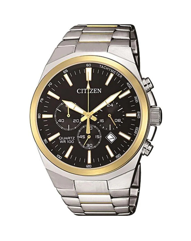 Citizen Gnts Chrono Brlt Sstt Wr100