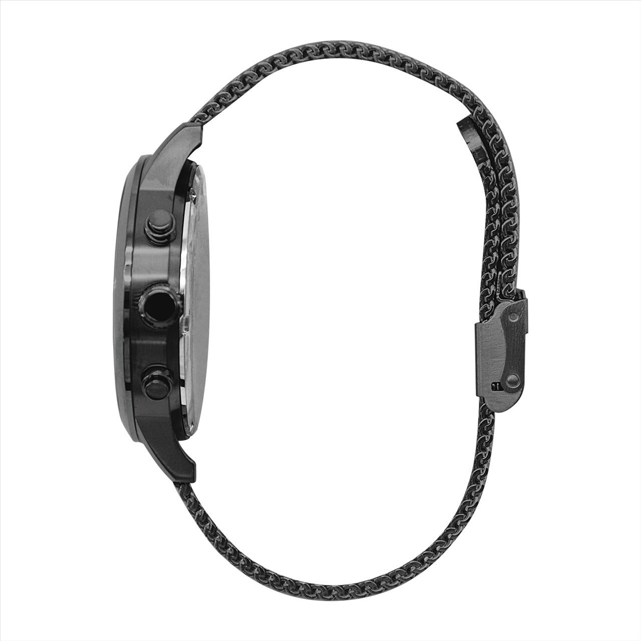 JAG WATCH BYRON GREEN DIAL IP BLACK 42MM IP BLACK STRAP