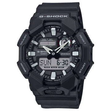 G/Shock Duo Rugged Combi W/T S/W Alarm 200M Wr Black Case & Resin Band