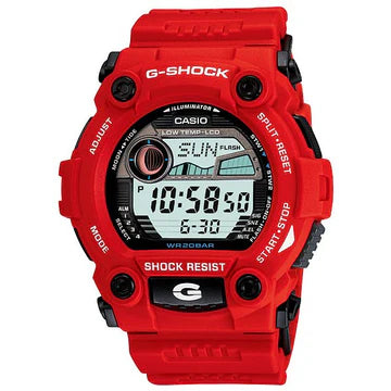 G-Shock Digital,Red Resin Band