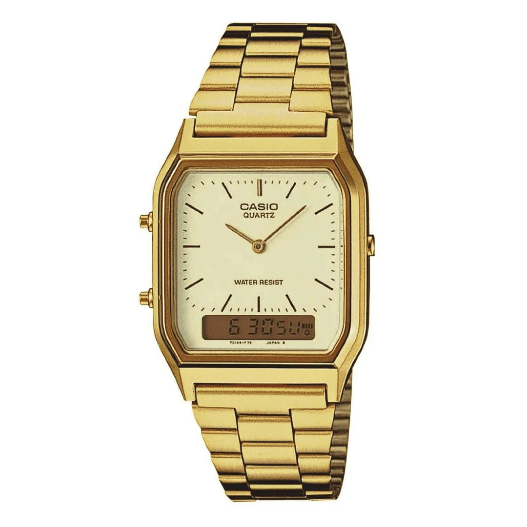 Casio Duo Classic Gold Tone