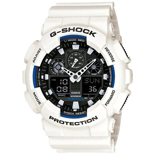 G-Shock Duo, White Case & Resin Band 200M Wr