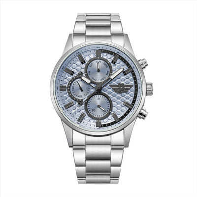 Police Tauriko White Dial Stainless Steel Bracelet 45Mm