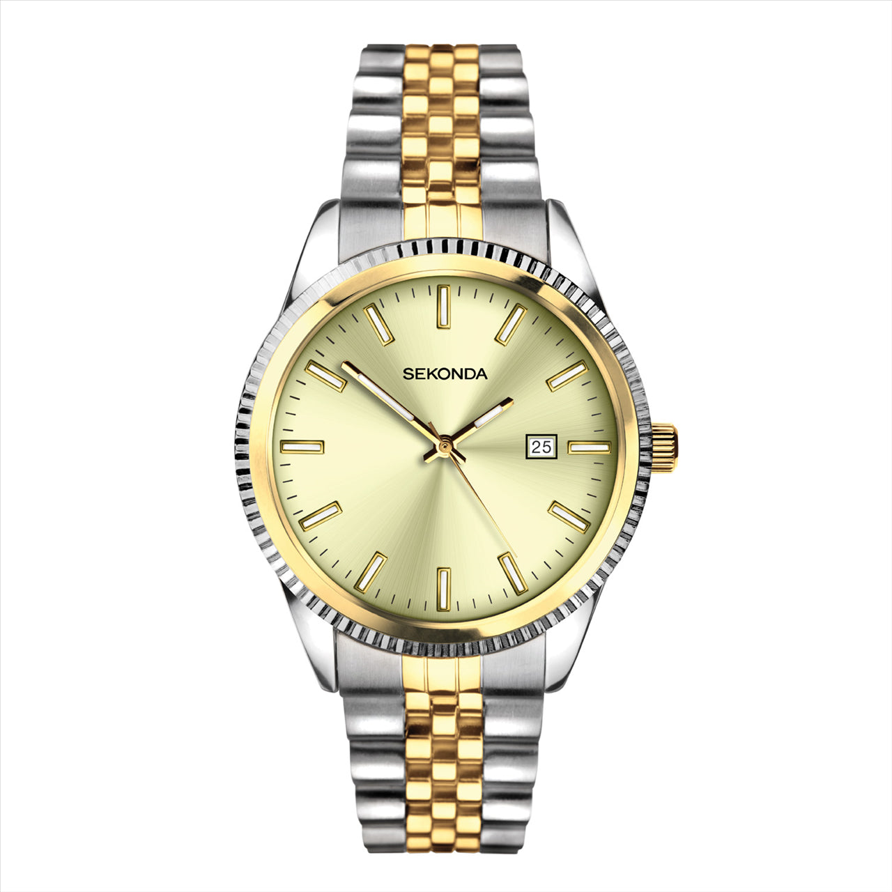 Sekonda King Gold Dial Two Tone Bracelet 40Mm