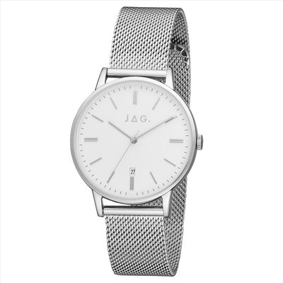 JAG WATCH LAWRENCE WHITE DIAL IPS 38MM IPS Bracelet