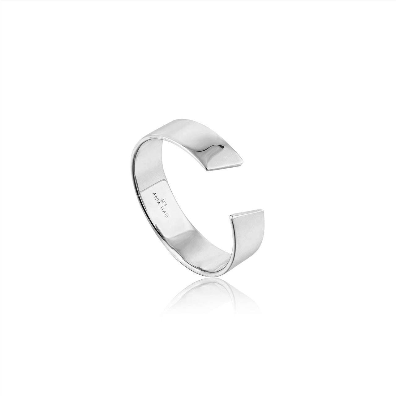 Ania Haie Geometry Class Silver Ring