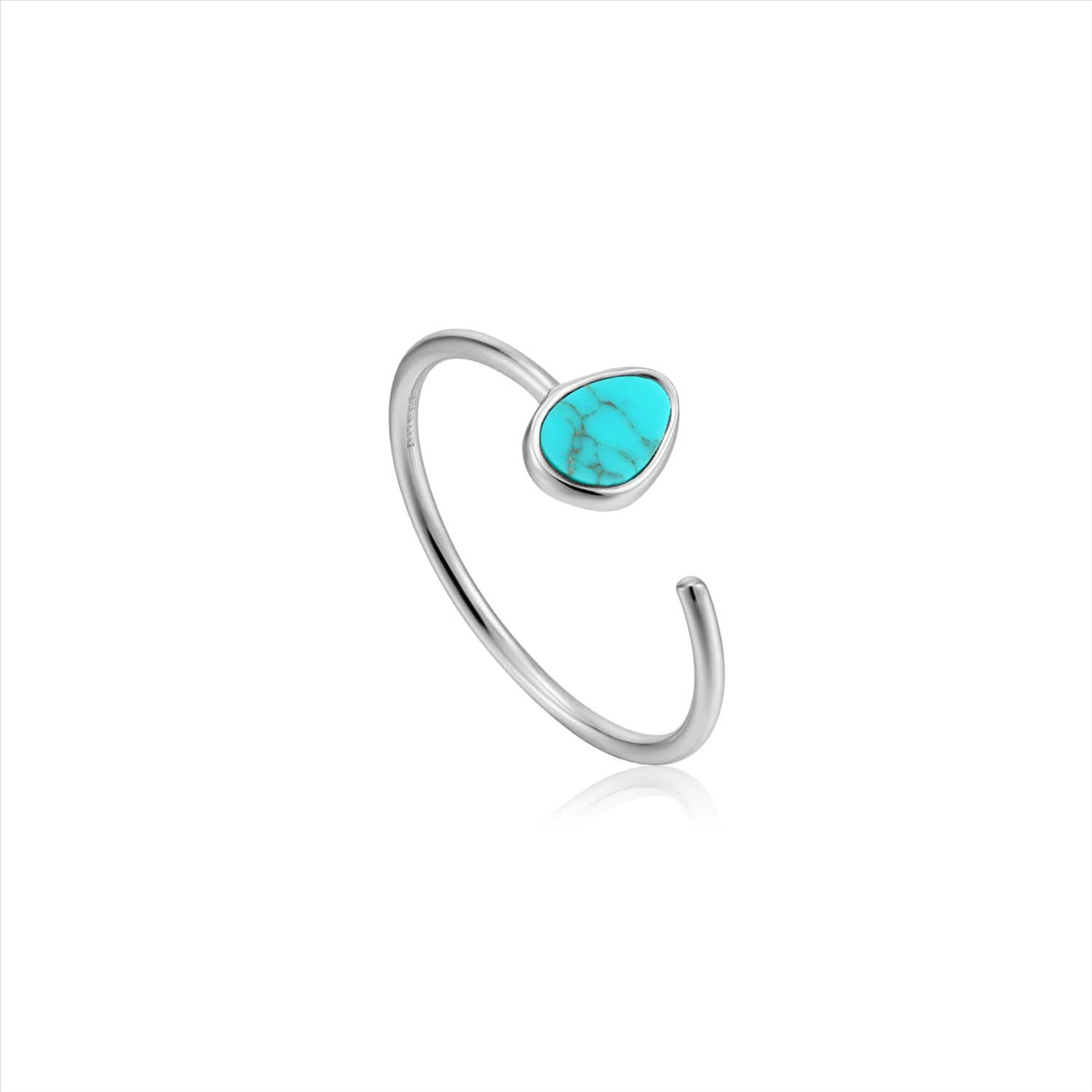 Ania Haie Tidal Turquoise Silver Ring