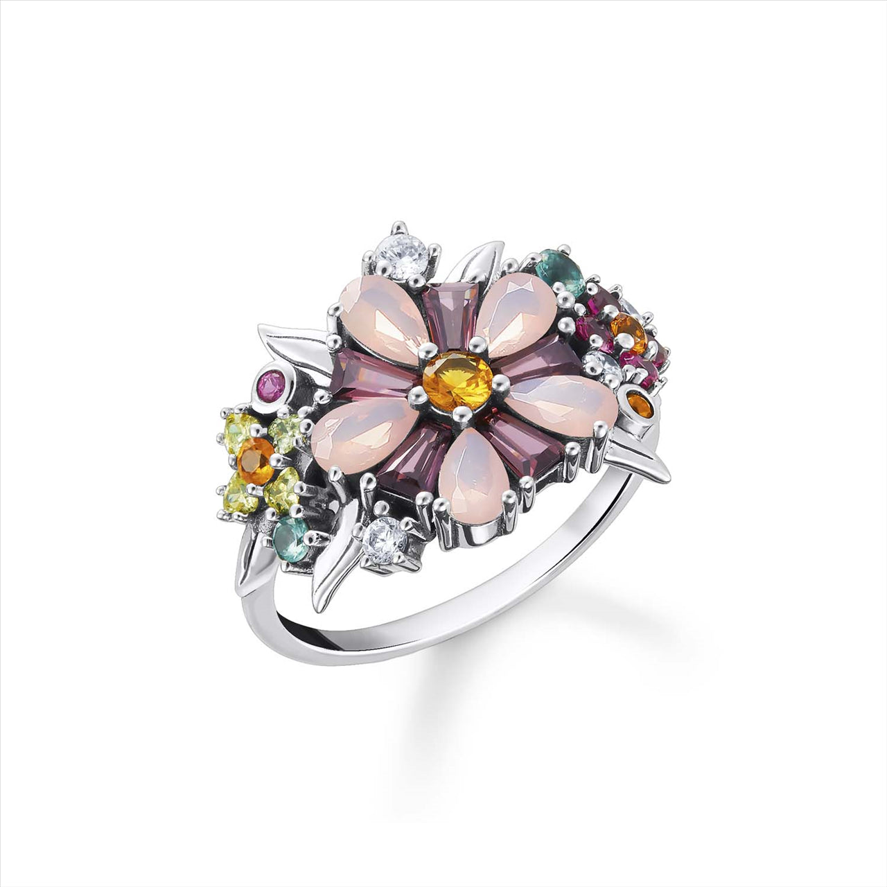 Thomas Sabo Sterling Silver Floral Ring