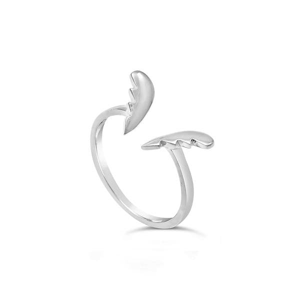 Sterling Silver Angel Wings Ring