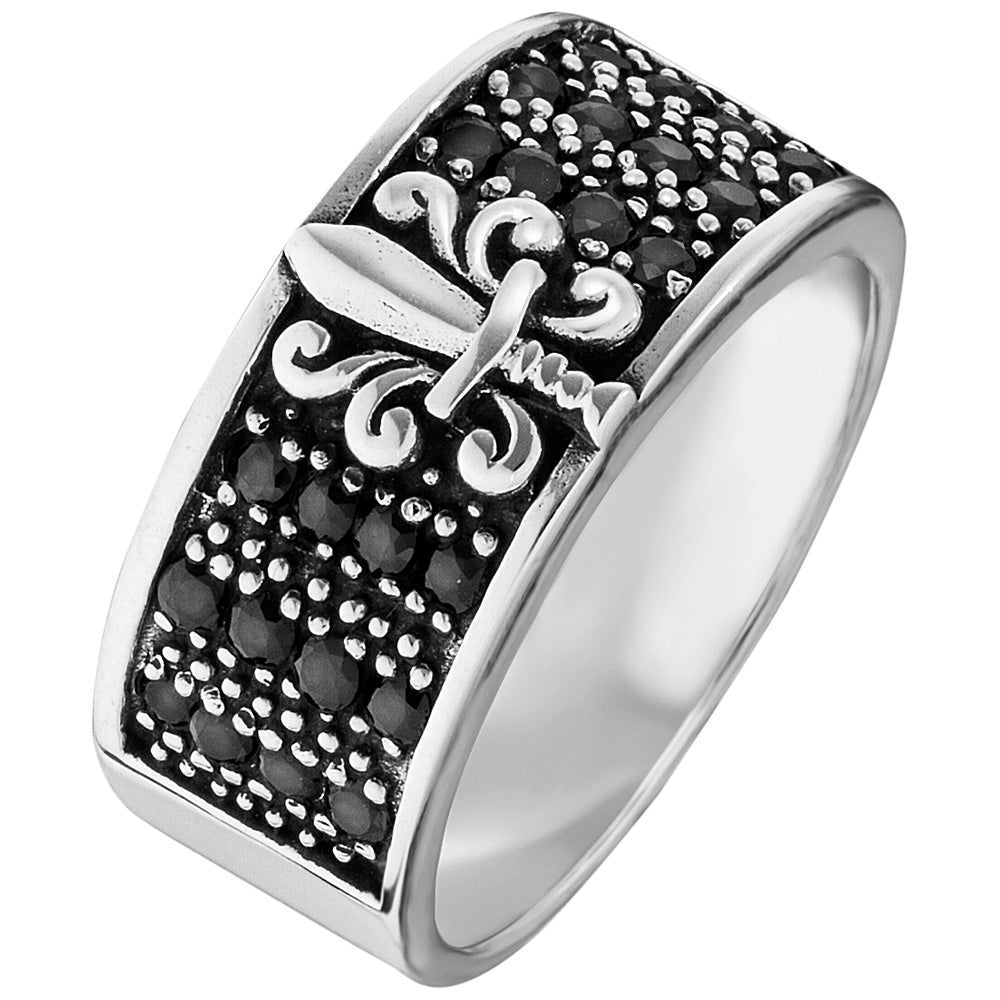 Save Brave Sterling Silver Mens Ring