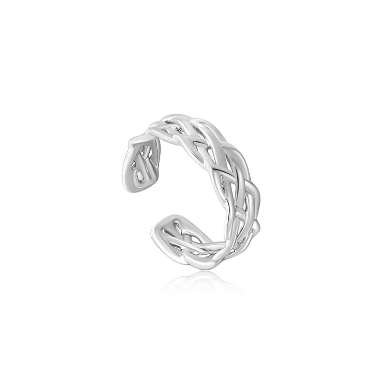 Ania Haie Silver Robes & Dreams Adjustable Ring