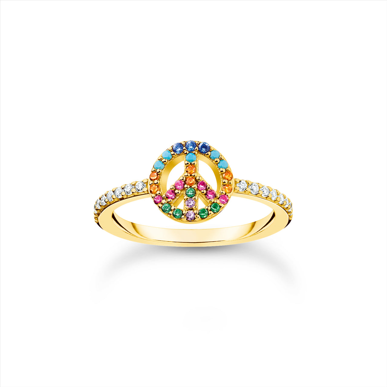 Thomas Sabo Rainbow Peace Ring
