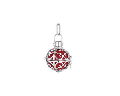 Engelsrufer Silver With A Red Soundball Pendant