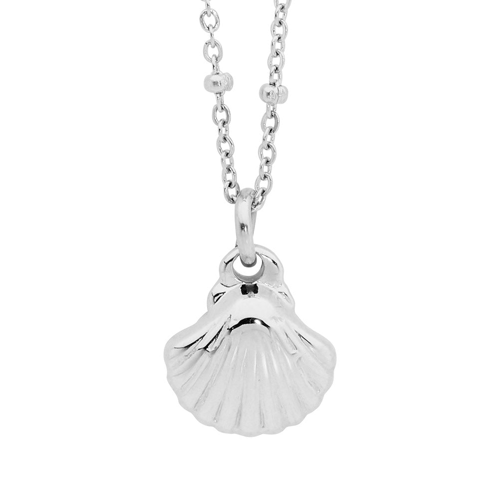 Shell Pendant On 40+5Cm Ball Feature Chain