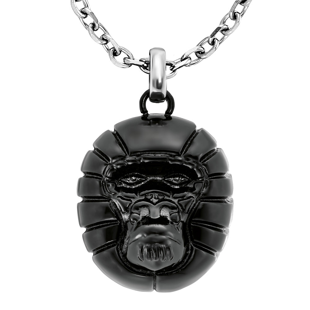 Save Brave Titus Black Gorilla Necklace On Chain