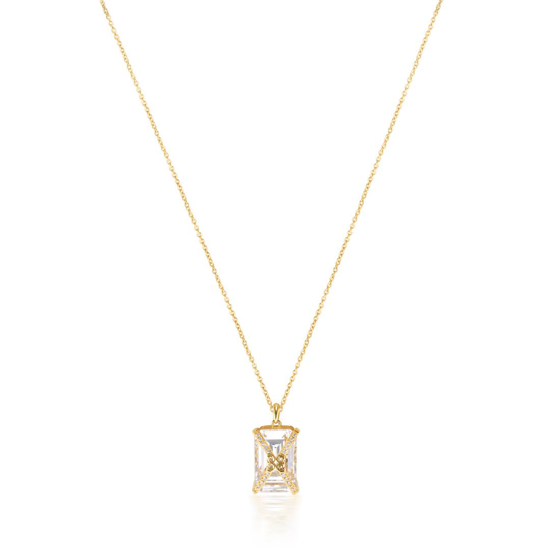 Georgini Gold Plated Cubic Zirconia Pendant