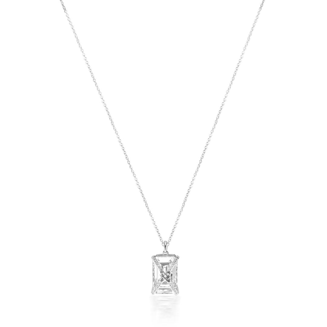 Georgini Regalia Silver Cubic Zirconia Pendant