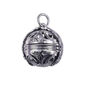 Silver L320 Locket + Bo1ox 80Cm Chain