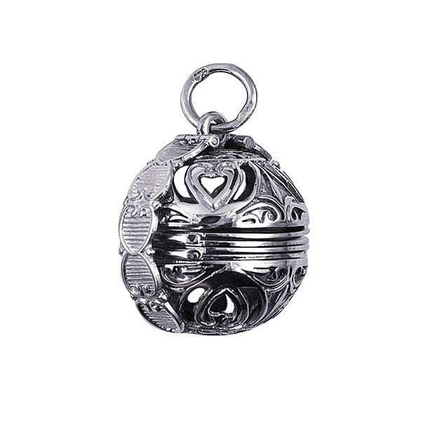 Silver L320 Locket + Bo1ox 80Cm Chain