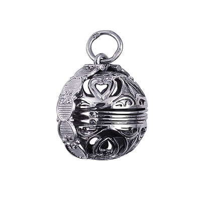 Silver L320 Locket + Bo1ox 80Cm Chain