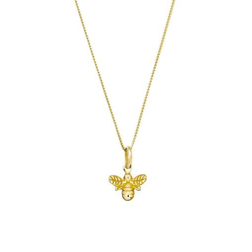 Gold Plated Bee Pendant On A Gold Plated Chain