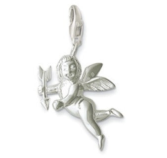 Thomas Sabo C/Club Silver Cupid Charm