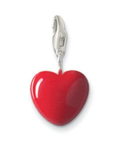 Thomas Sabo Red Enamel Heart Charm