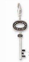 Thomas Sabo Black Zirconia Key Charm Pendant