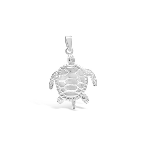 Sterling Silver Turtle Pendant