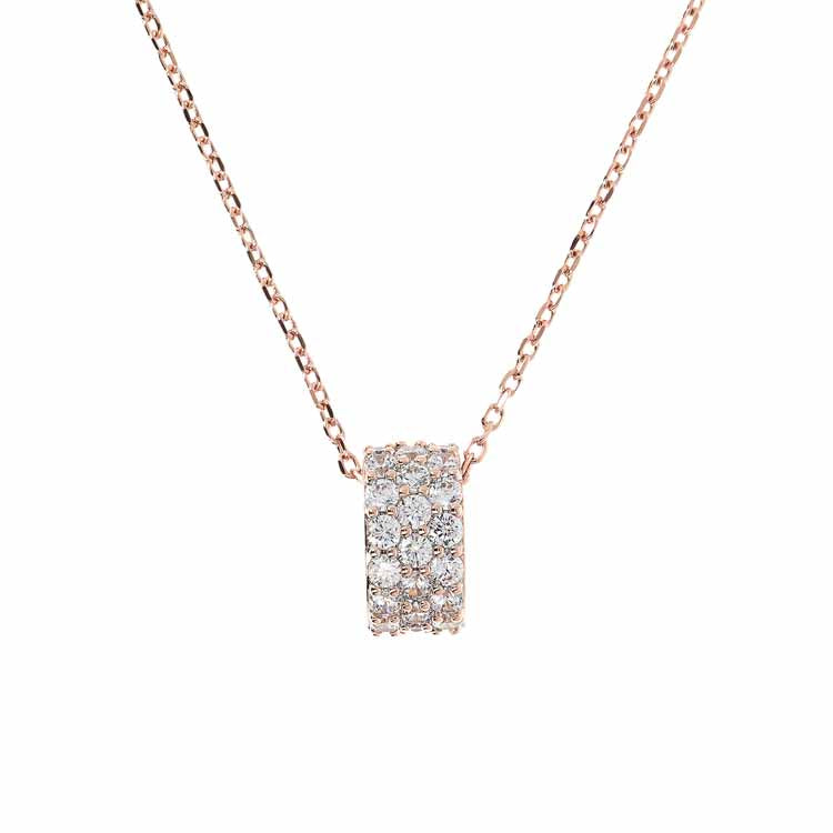 Bronzallure Pave Cubic Zirconia Pendant