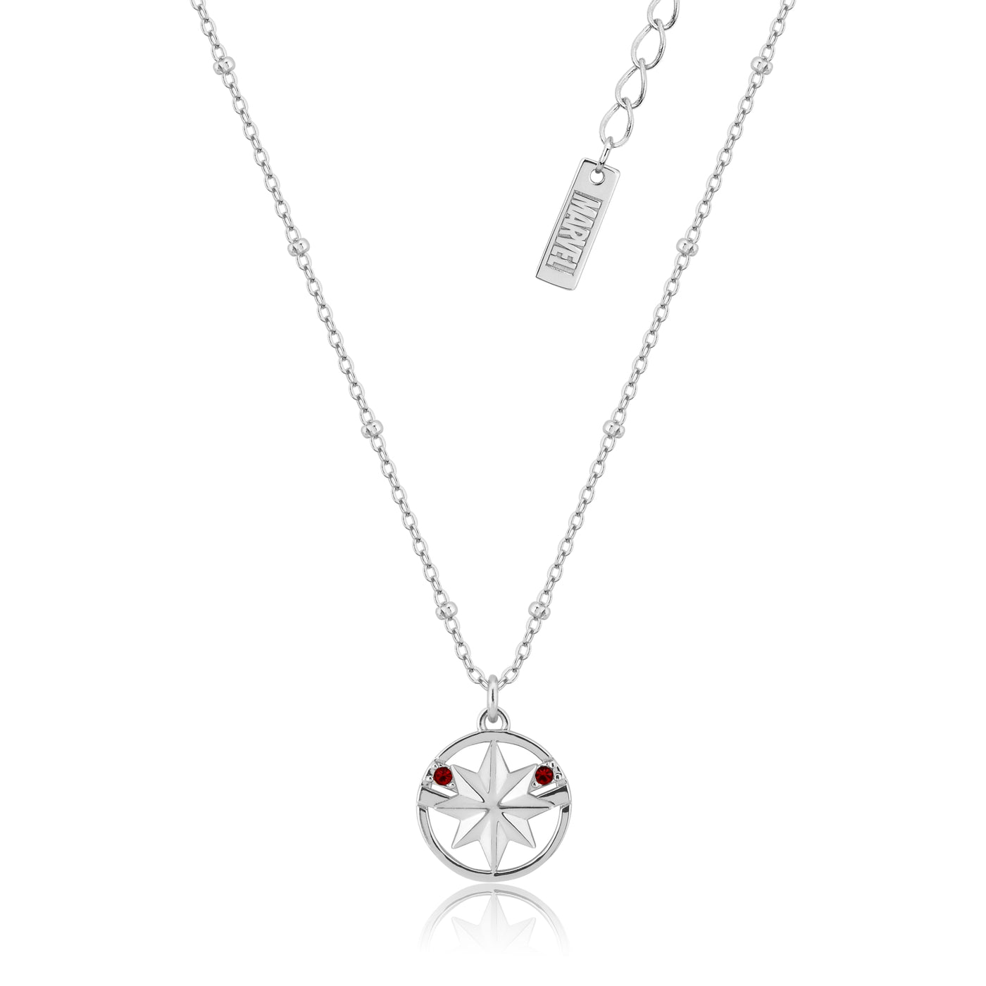 Disney Couture Sterling Silver Captain Marvel Necklace