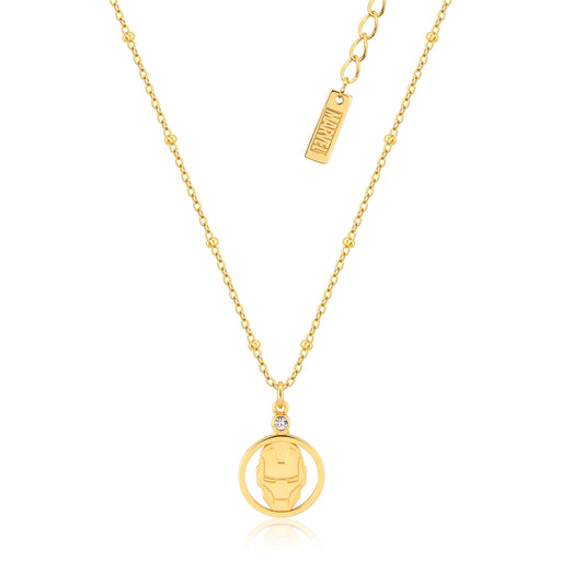 Couture Kingdom Yellow Gold Plated Iron Man Necklace