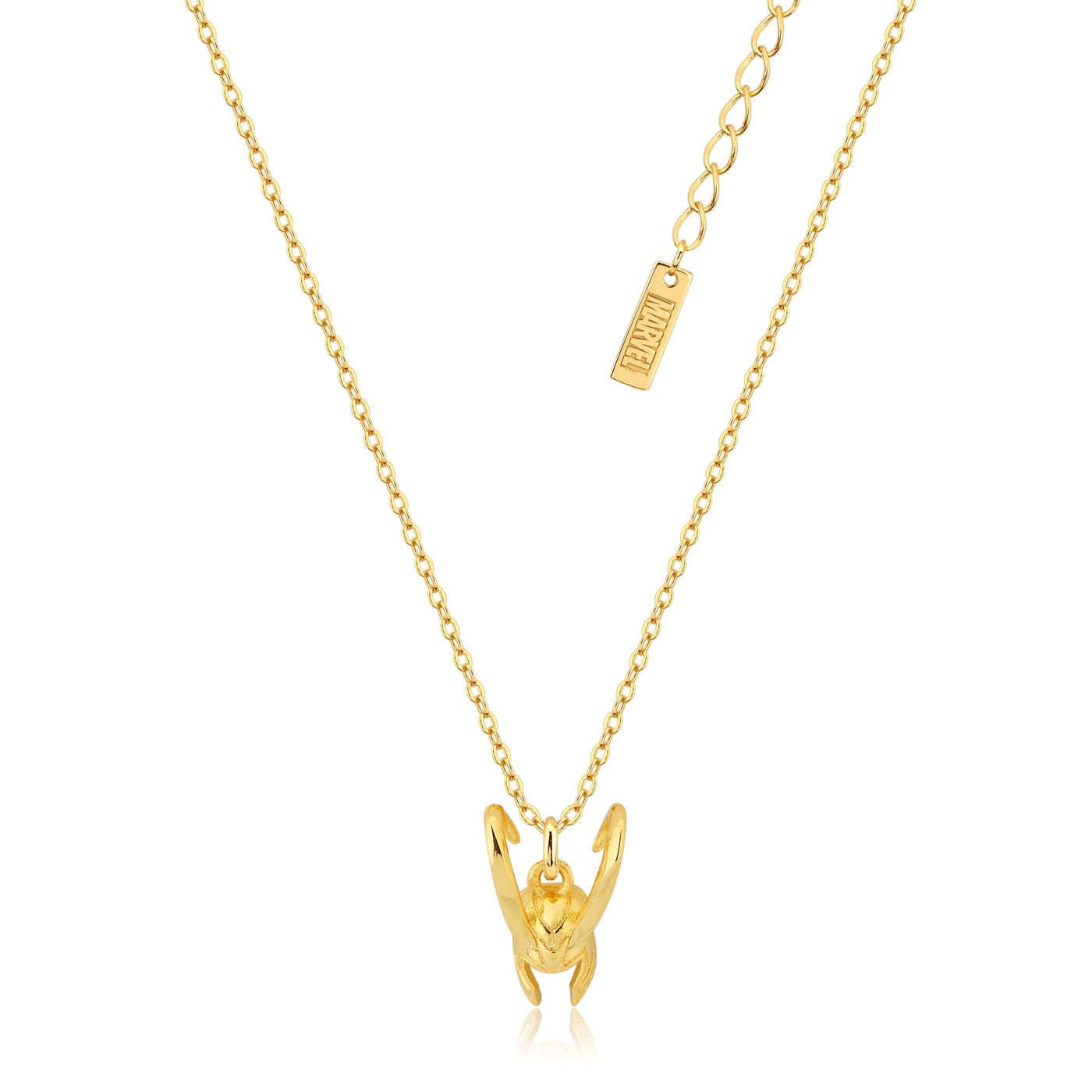 Disney Couture Yellow Gold Plated Loki Necklace
