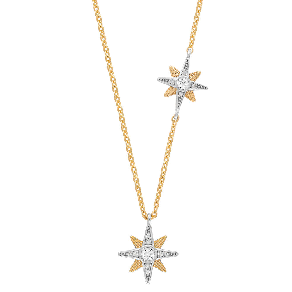 Englesruffer Star Cubic Zirconia Necklace