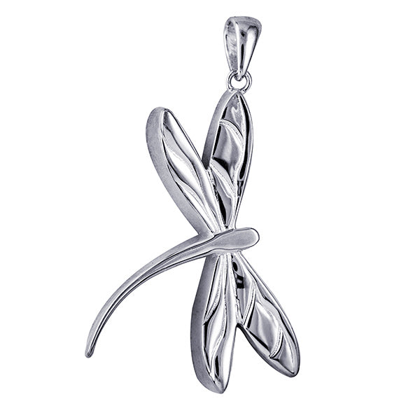 Silver Dragonfly Memorial Pendant