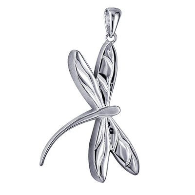 Silver Dragonfly Memorial Pendant