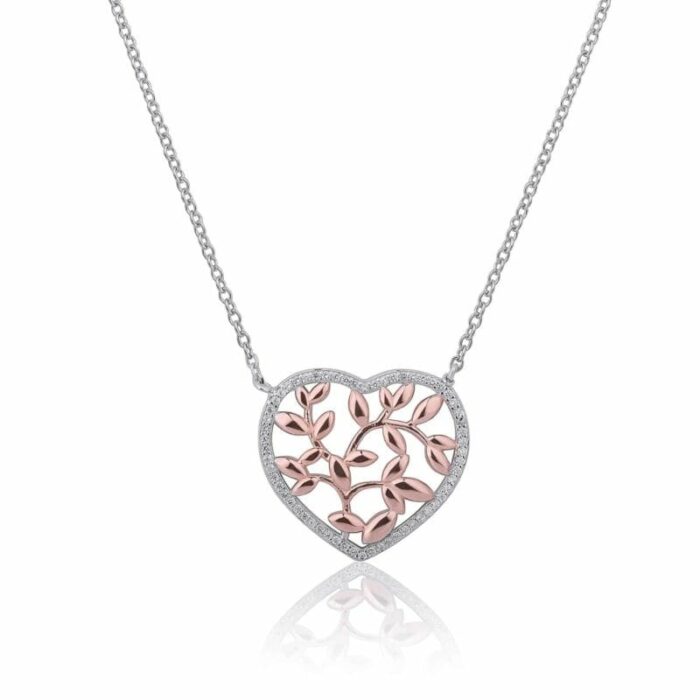 Tree Of Life Heart Necklace - Sterling silver Necklace