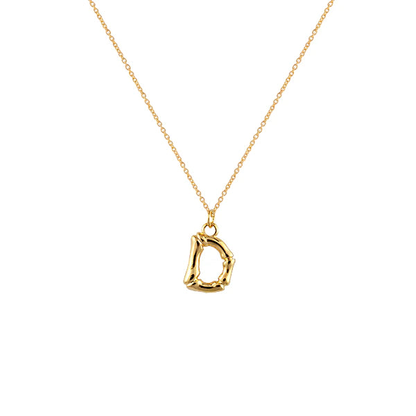 Zahar Gold Plated Initial Letter D
