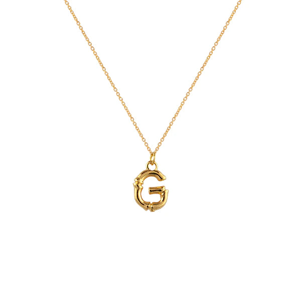 Zahar Gold Plated Initial Letter G