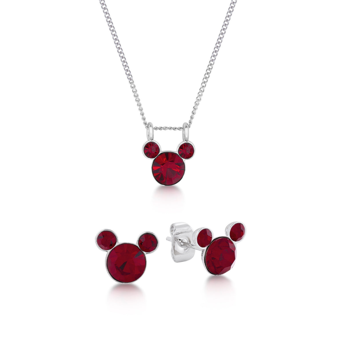 Mickey January Birthstone Necklace