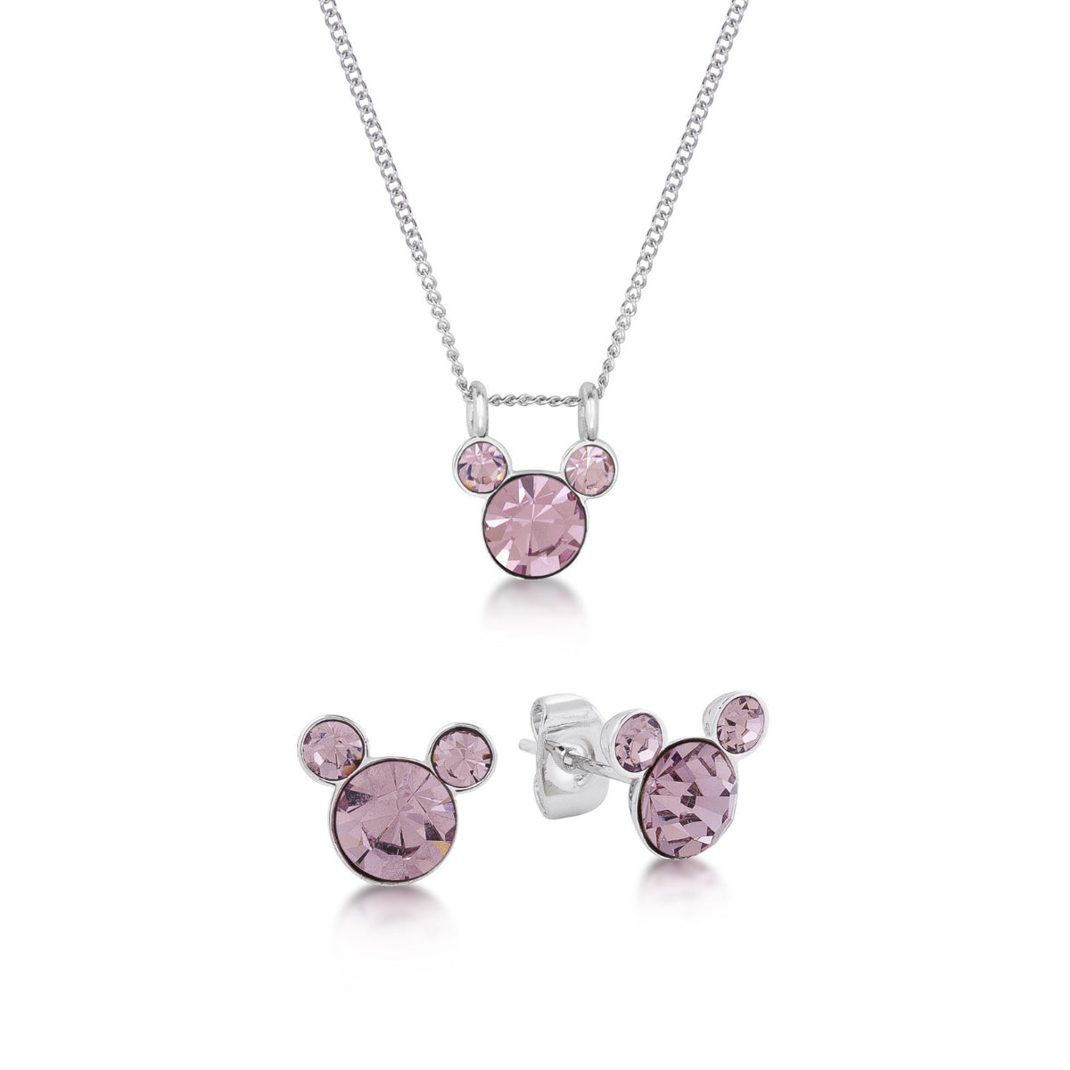 Mickey June Birthstone Necklace