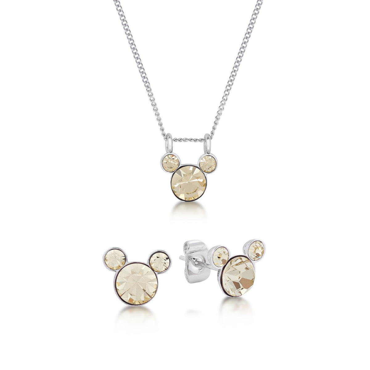 Mickey November Birthstone Necklace