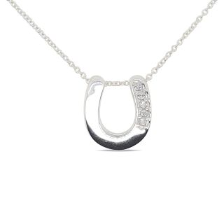 McJ Pendant S/S Horse Shoe Cz