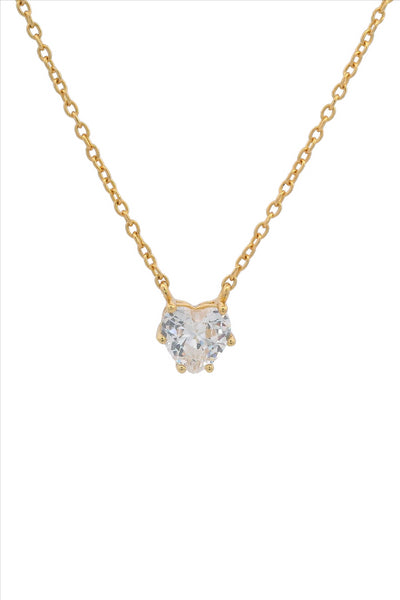 Georgini Midnight Velvet Baby Heart Necklcae Gold